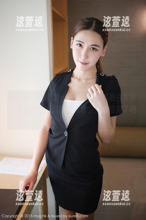 MyGirl美媛馆 - Cris_卓娅祺黑白写真，低调得让人想多看几眼，是我眼花了吗？