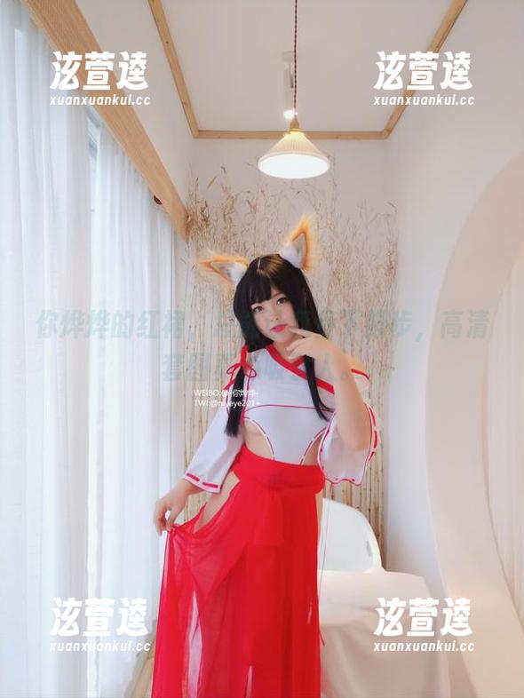 你烨烨 你烨烨的红裙,总能让我停下脚步,高清套图真心吸引人。